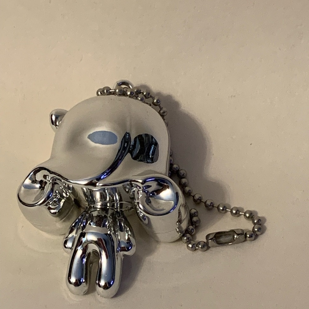 Rare Tokidoki key chain, plastic, silver